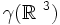 \gamma ({\mathbb  {R}}\ ^{3})